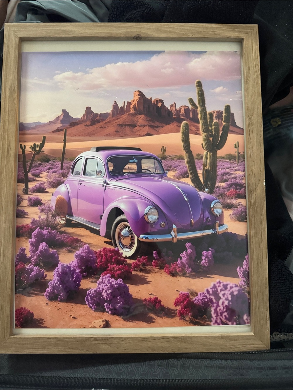 Threshold Purple Vintage Beetle Desert Print